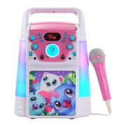 Hatchimals Colorful Flashing Lights Karaoke Machine with Microphone